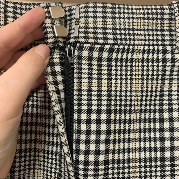 M.M. LaFleur Mejia Trouser Pant in Plaid Sharkskin Size 0 - Picture 12 of 16